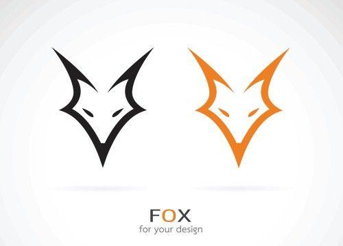 卡通狐狸logo设计图片