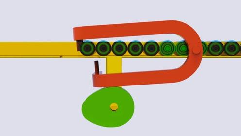 分料机构 keyshot高级动画 机械制造 产品设计